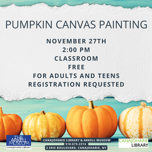 Pumpkin Canvas Paint